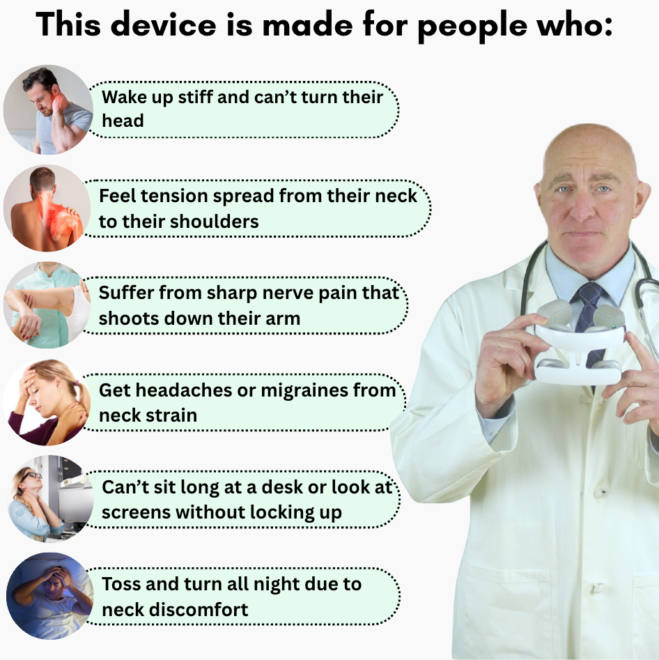CerviPulse® Neuro-Cervical Therapy Device [Fix Pain in 15 Minutes]